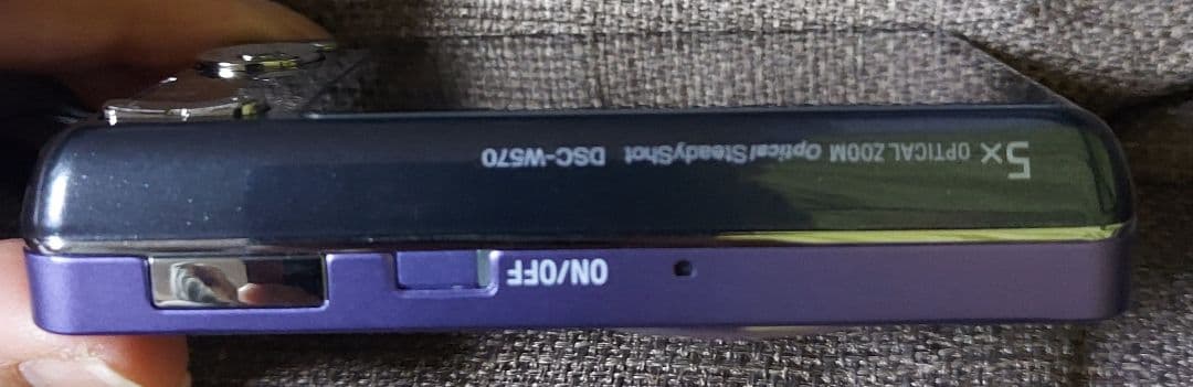 SONY Cyber-shot DSC-W570　デジカメ　パープル紫　箱付美品