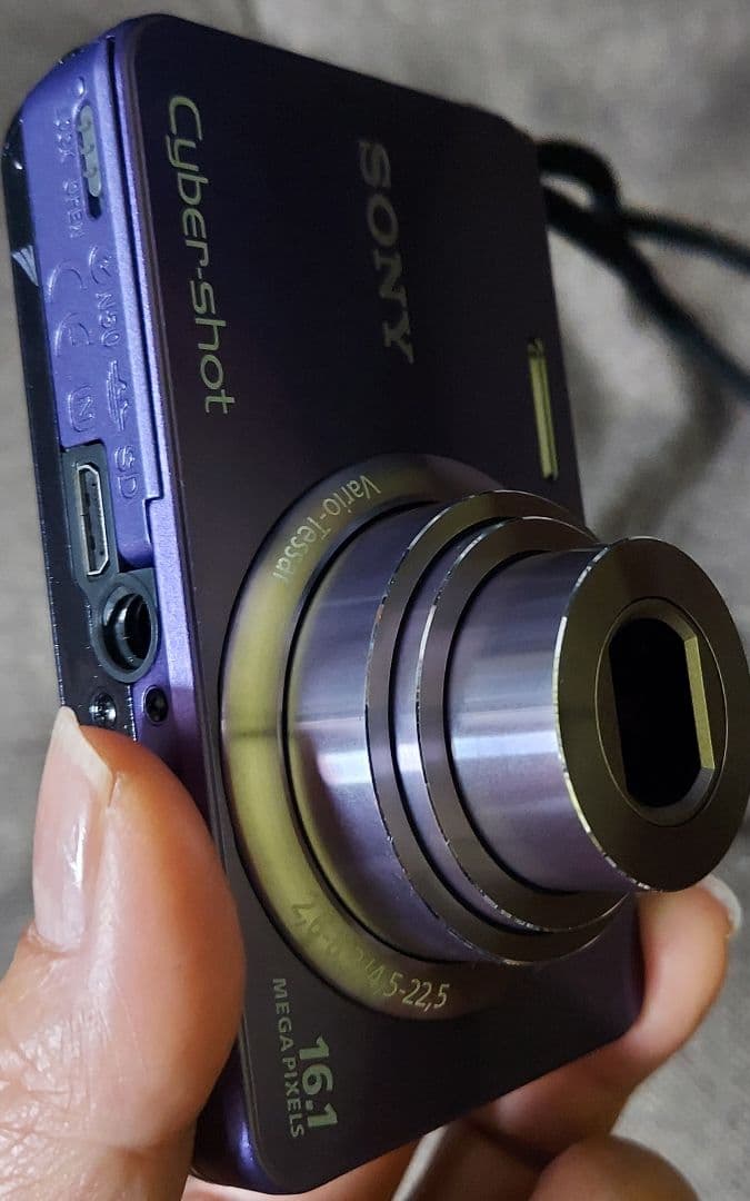 SONY Cyber-shot DSC-W570　デジカメ　パープル紫　箱付美品