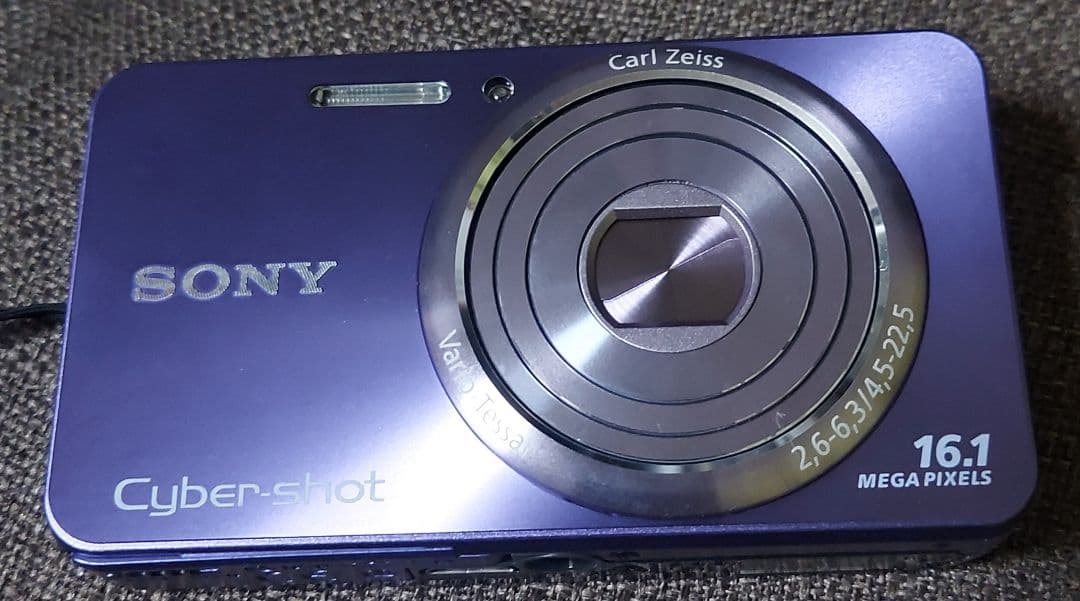 SONY Cyber-shot DSC-W570　デジカメ　パープル紫　箱付美品