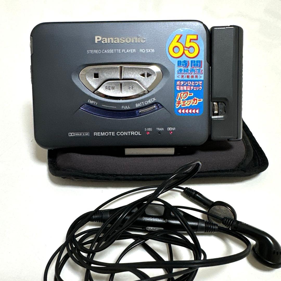 極美DE修復品】Panasonic カセットプレーヤー RQ-SX35 - メルカリ