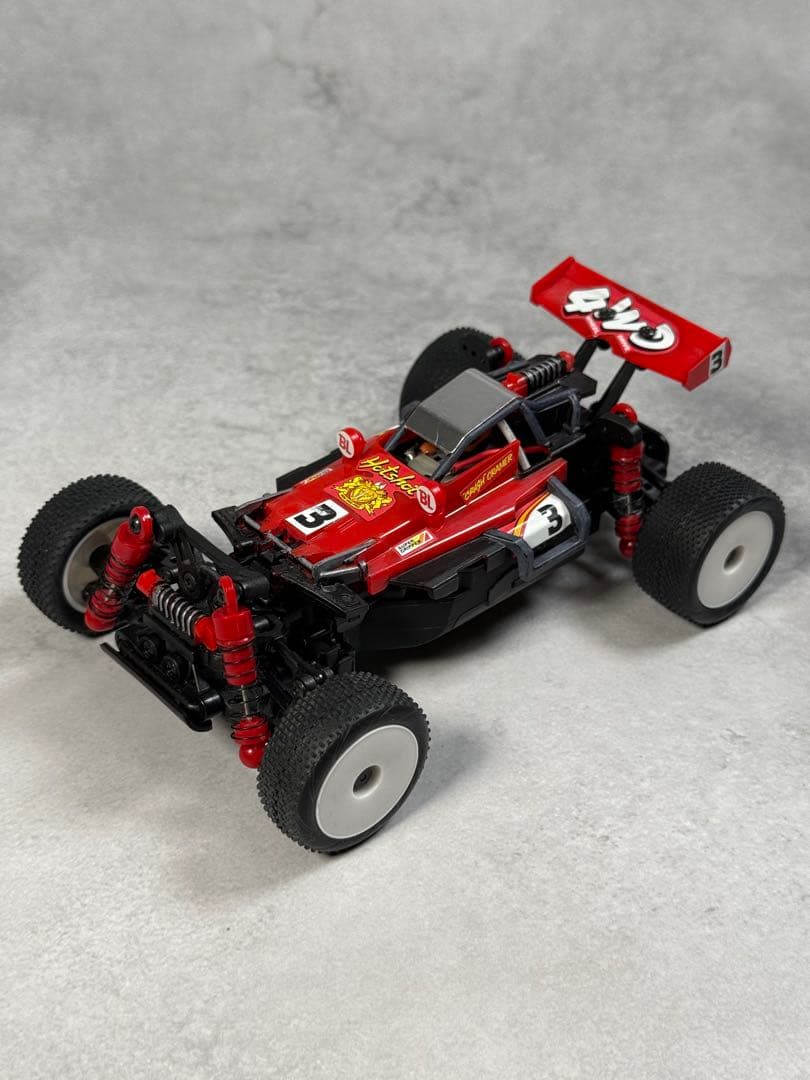 京商 ミニッツバギー MB-010 改造ミニ四駆ホットショットボディ付き 京商 ミニッツバギー MB-010 改造ミニ四駆ホットショットボディ付き