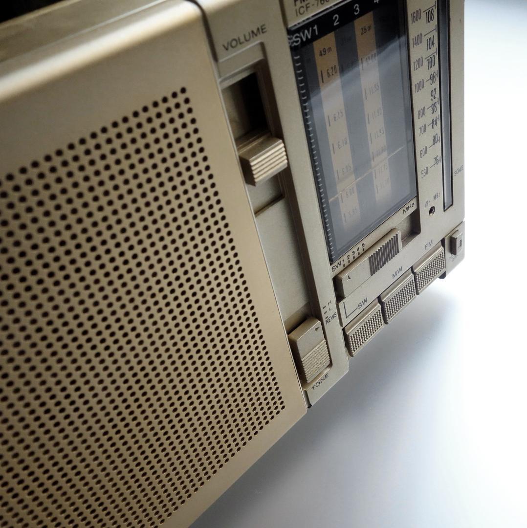【動作品】ICF-7600 ソニー ラジオ 超希少30万台記念 ヴィンテージ