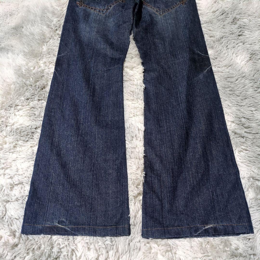ブルーウェイ】Y2K☆フレアデニム☆archive☆ヒゲ☆刺繍 - メルカリ