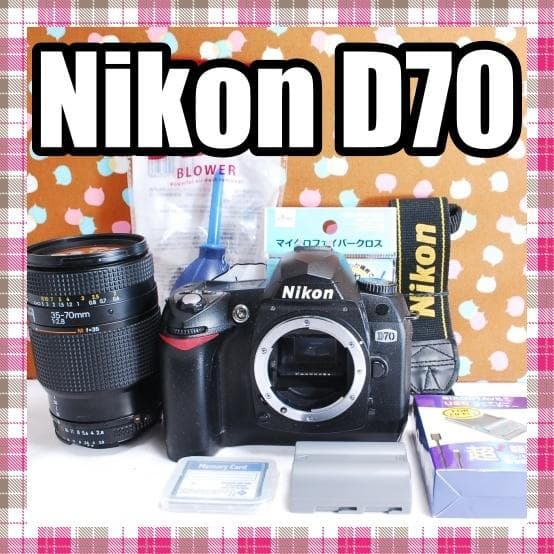 ✨ショット回数3742回✨お買い得✨Nikon D70 レンズセット ✨お買い得✨ショット回数3742回✨Nikon D70 レンズセット - メルカリ
