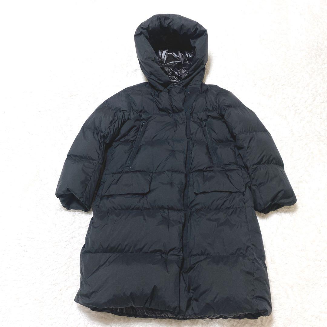 完売品／UNIQLO +J ロングダウンコート ジルサンダー 黒 Sサイズ