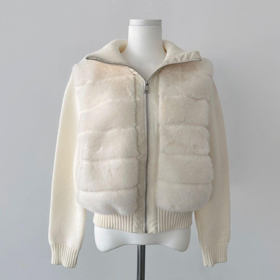 DHOLIC 2WAYニットスリーブ エコファーダウンジャンパー - メルカリ