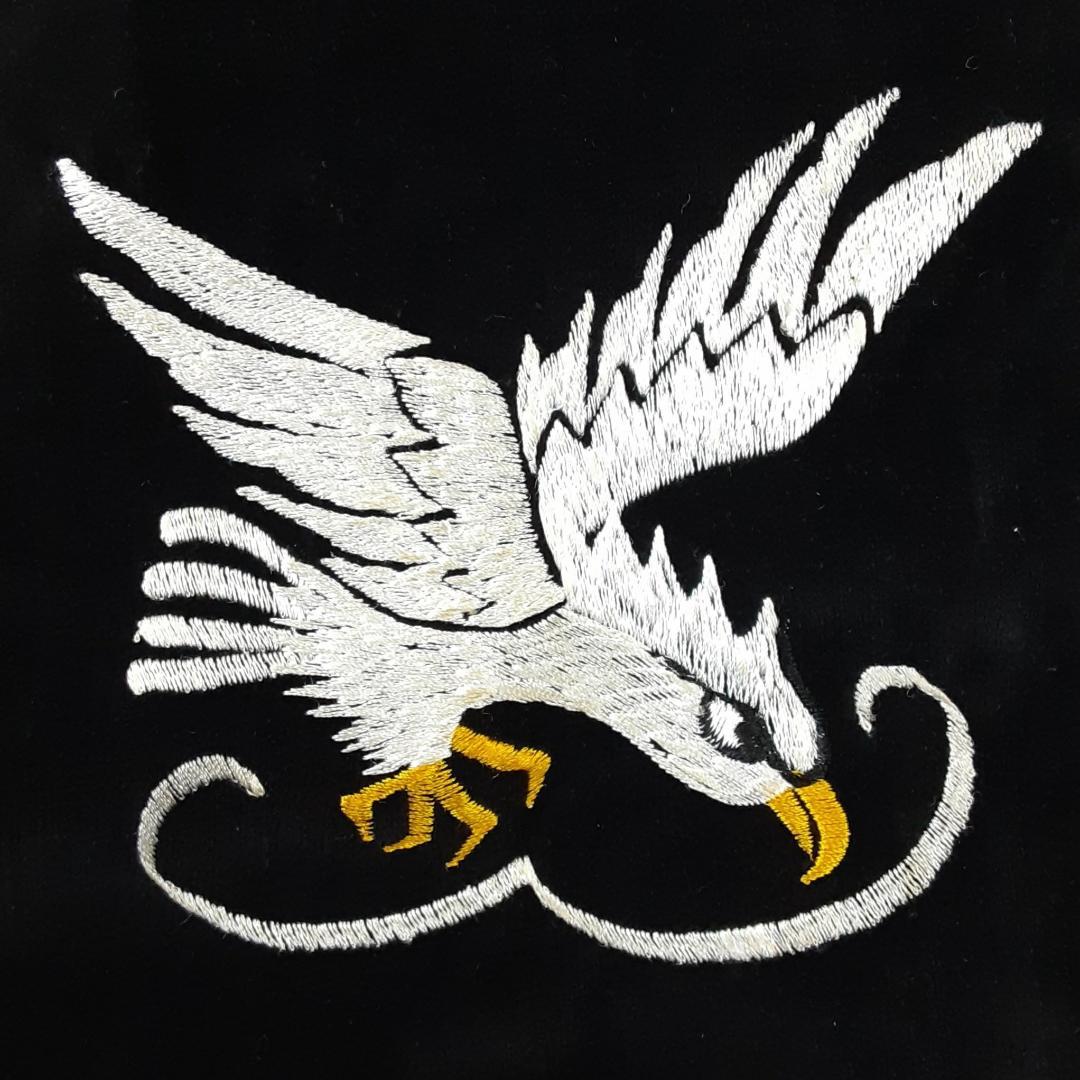 希少80s◎ヴィンテージスカジャン 横須賀ジャンパー 別珍 刺繍 YKK