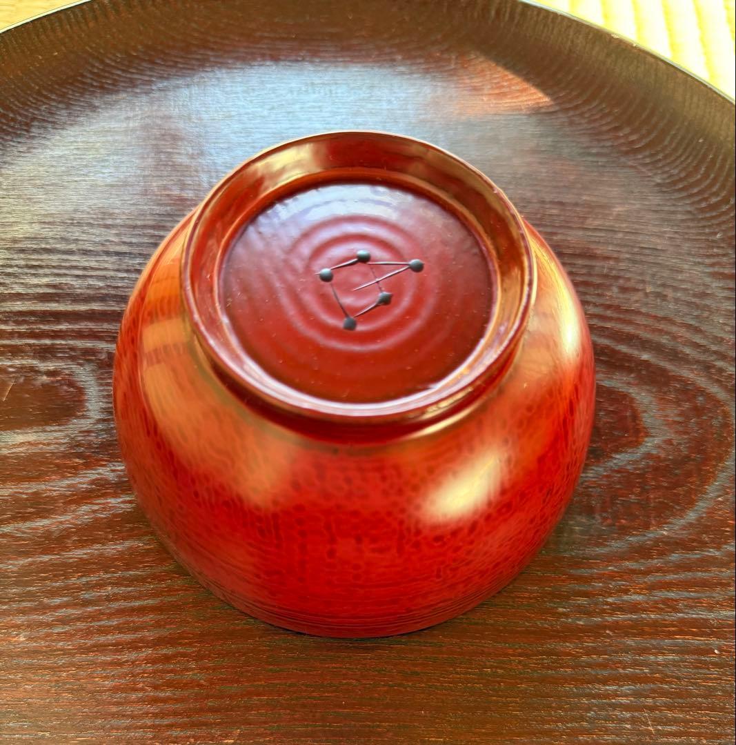 極上逸品！輪島塗 角偉三郎 作 正倉院朱塗り小椀（五つ星）➀ - メルカリ