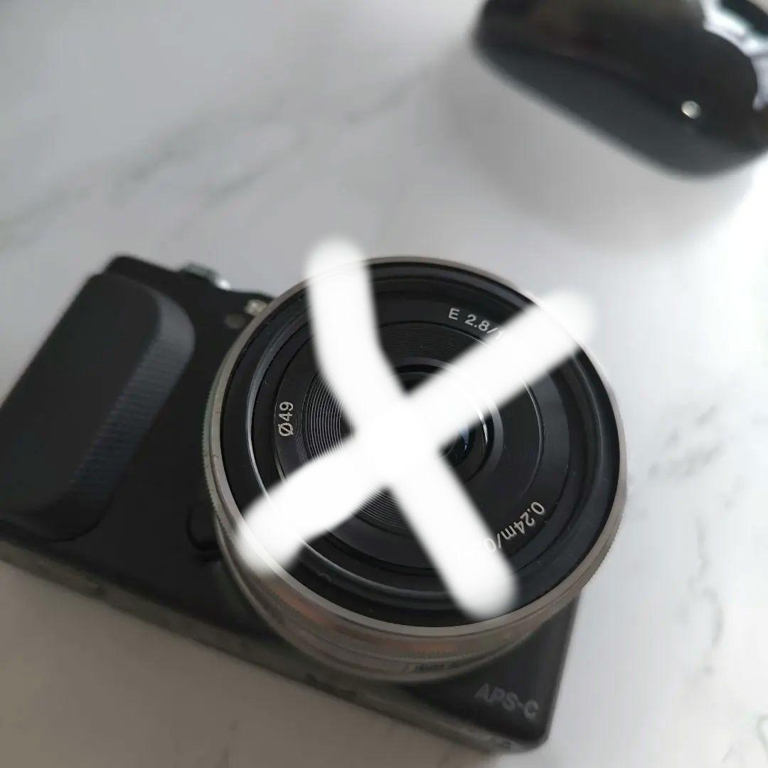 ジャンク 通電確認済み SONY nex-3n + 16mm f2.8