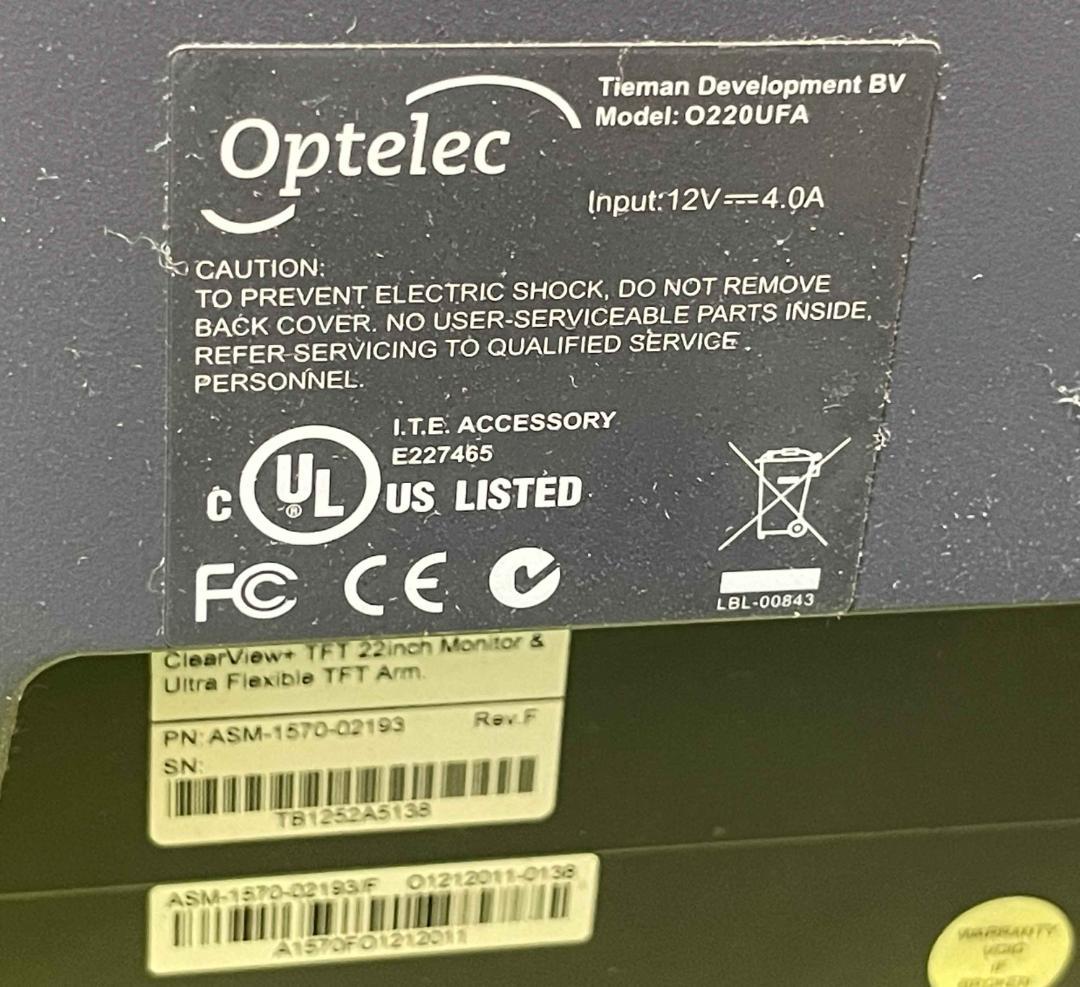 引取歓迎【拡大読書器】Optelec 0220UFA ClearView＋ 22