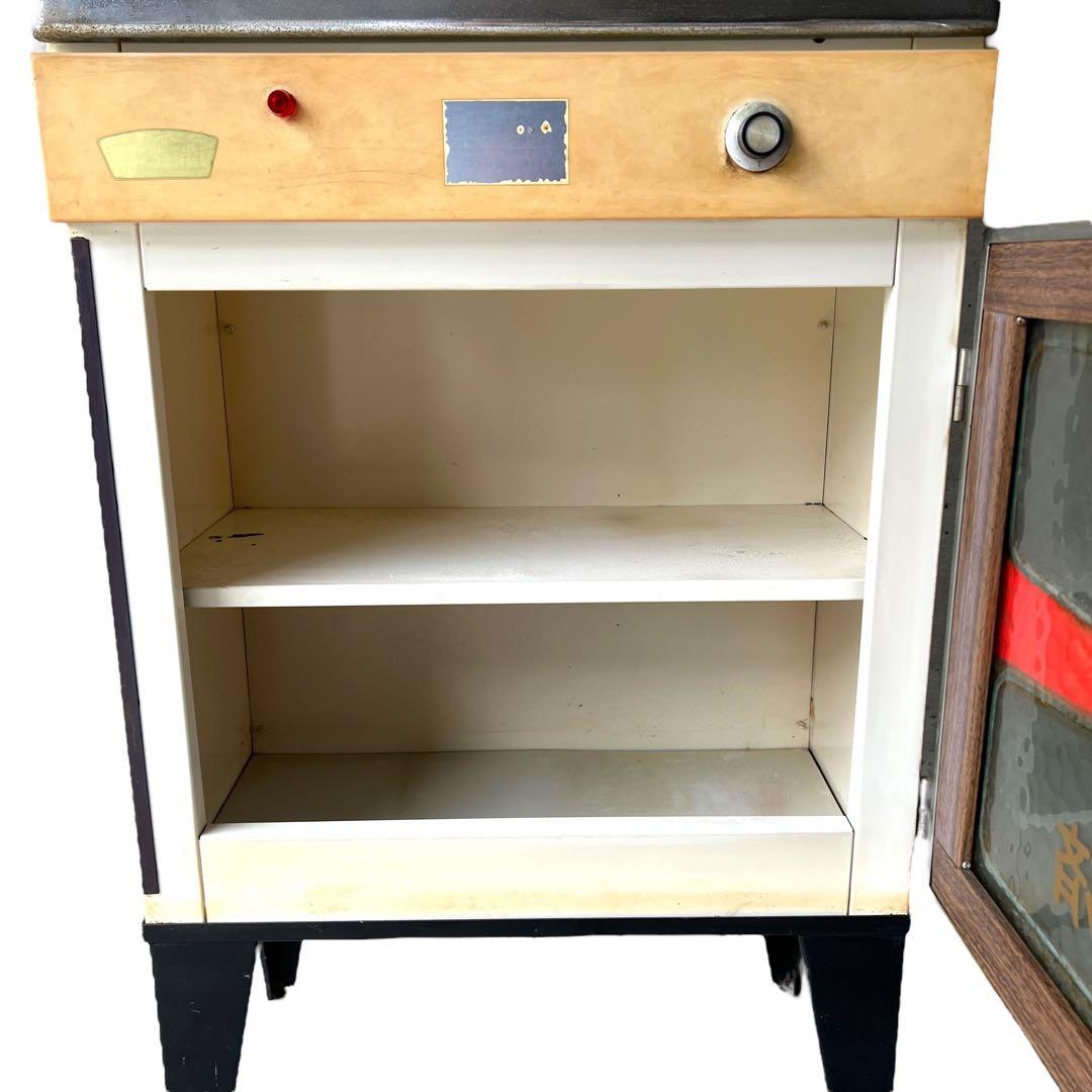 希少品】昭和 レトロ 紫外線消毒器 ＆ 保管庫 床屋 理容店