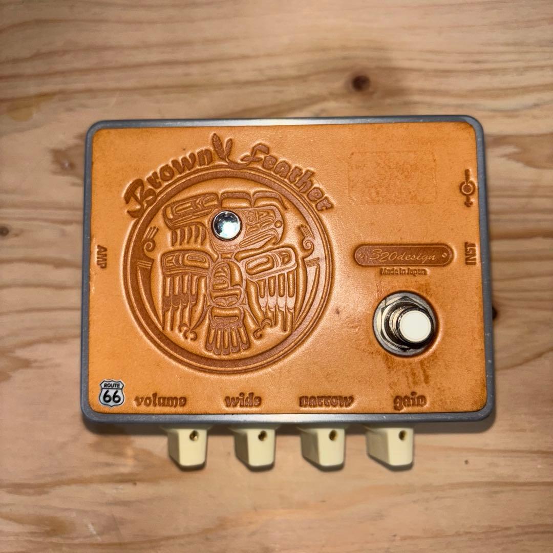 320design Brown Feather 革仕様 - メルカリ