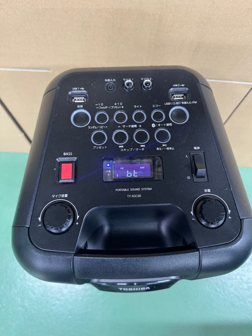 TOSHIBA ポータブルサウンドシステム TY-ASC60 2018年製