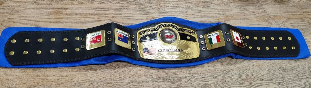 NWA世界ヘビー級チャンピオンベルト NWA世界ヘビー級王座チャンピオンベルト(1977～1986) – 闘道館