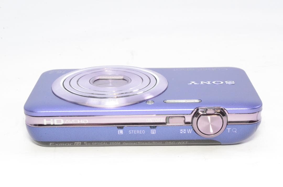 ◆美品・動作品◆SONY Cyber-shot DSC-WX7 パープル @41