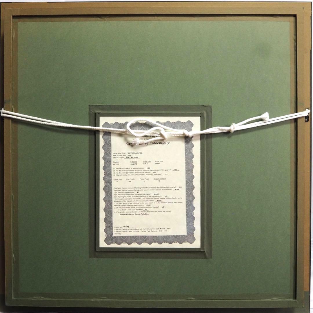 真作□ディズニー ファインアート トレバー・カールトン□版画 絵画
