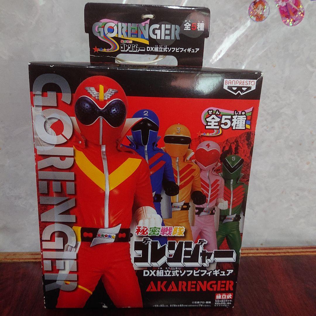 非売品/アカレンジャー DX組立式ソフビ フィギュア - メルカリ