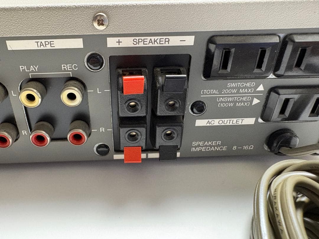 【正常作動】AIWA ステレオアンプ　S-A3