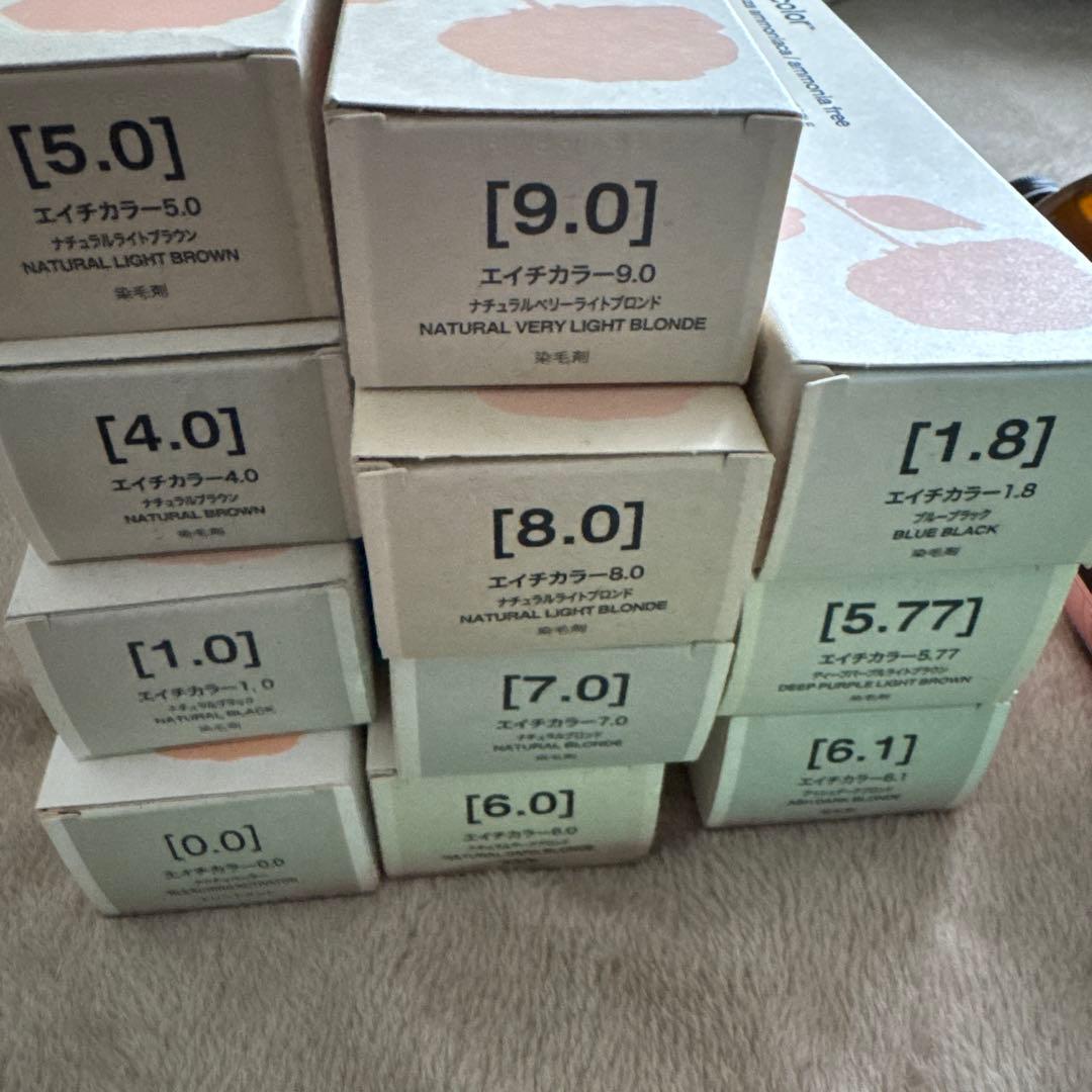 新品 Hカラー オーガニックカラー 2剤