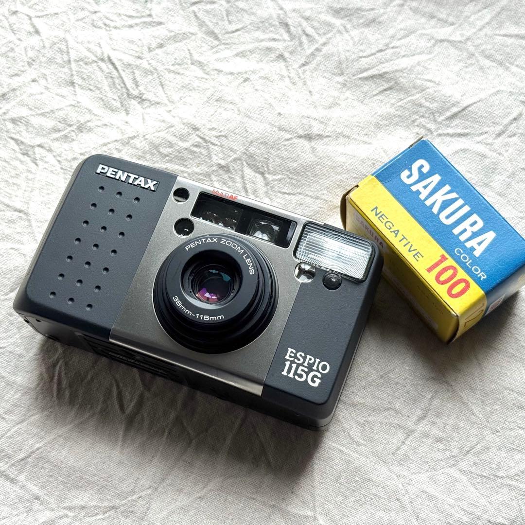⌘完動品！ 作例あり 電池付き！ PENTAX ESPIO 115G⌘ Pentax Espio 115G – Brooklyn Film Camera