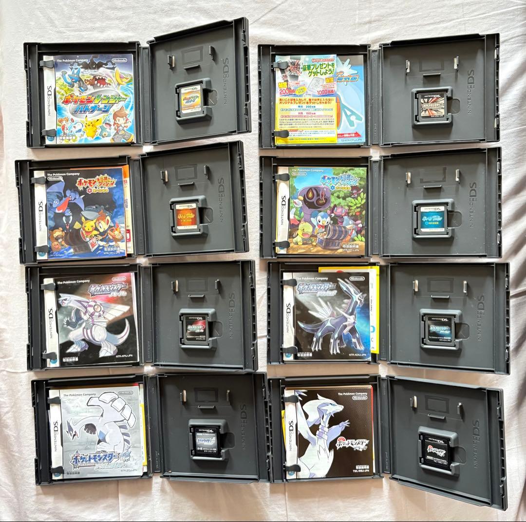 ポケモン DS ソフト まとめ売り 箱 パッケージ 説明書 付 カセット