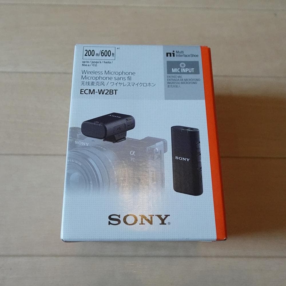 SONY ECM-W2BT ワイヤレスマイクロフォン
