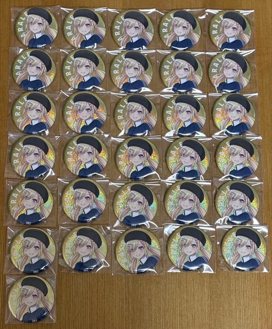 仲町あられ 缶バッジ31個＋特典カード バンドリ10周年WEGO ゆめみた