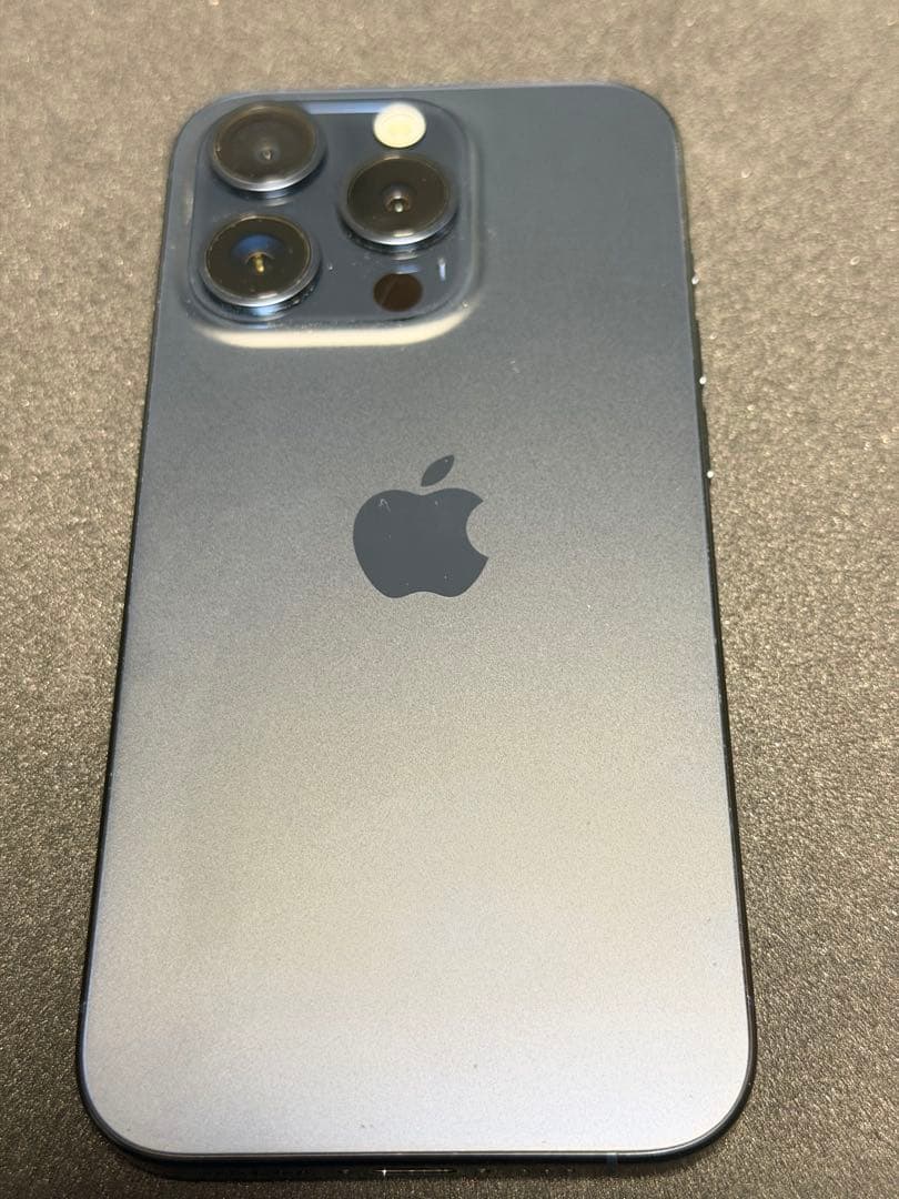 美品！iPhone 15Pro 256g SIMフリー ブルーチタニウム