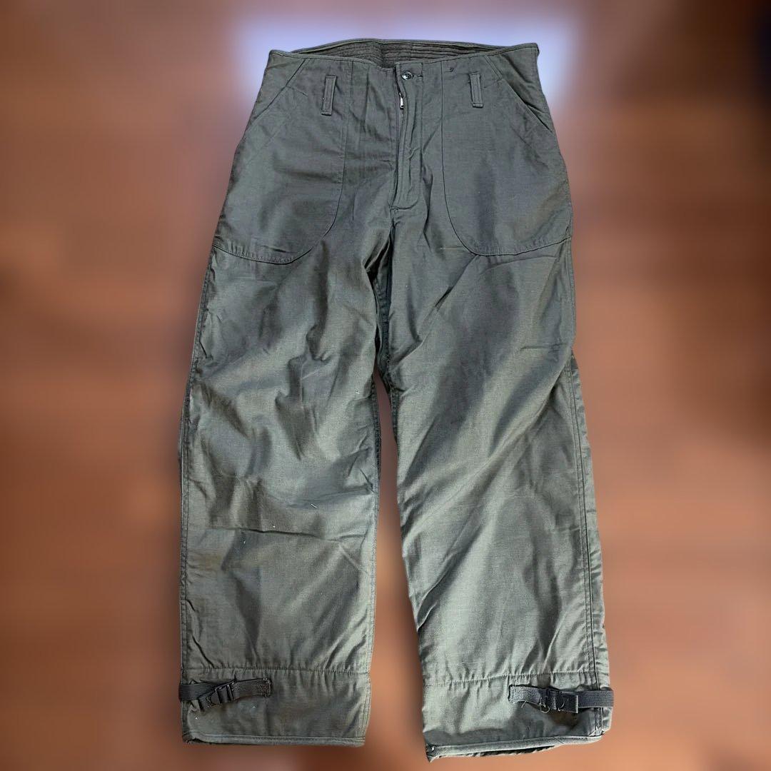 【超貴重・新品】米軍放出品　81年製　防寒・デッキパンツ 超貴重・新品】米軍放出品 81年製 防寒・デッキパンツ - メルカリ