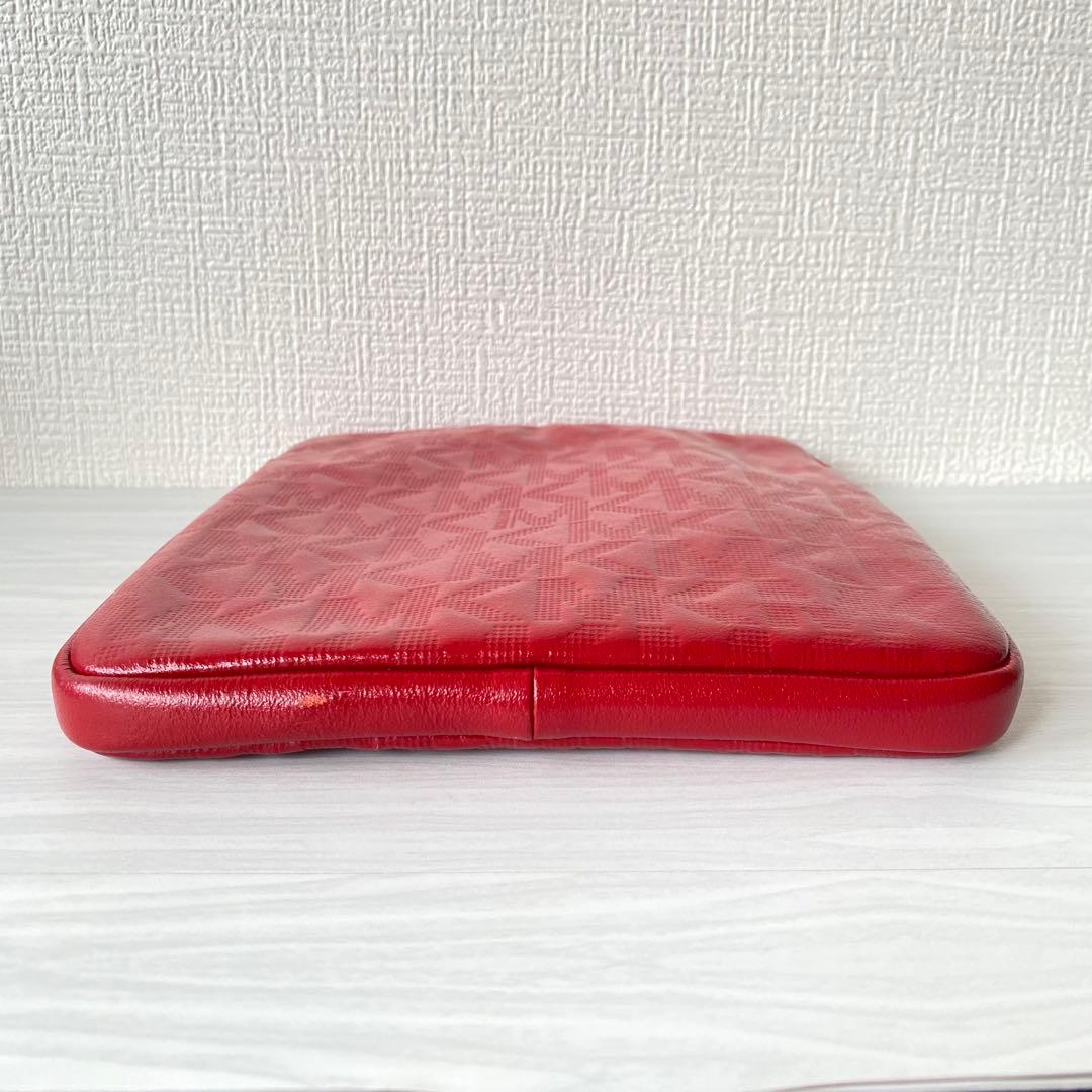 希少 MICHEL KORS iPad ケース レッド 赤 ゴールド タブレット