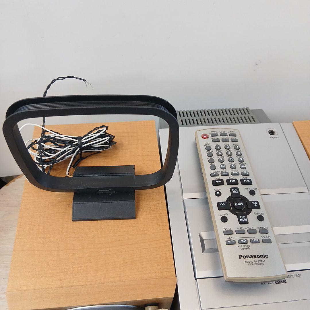 Panasonic　SA-PM300MD　CD/MD/カセット/ラジオ　動作OK