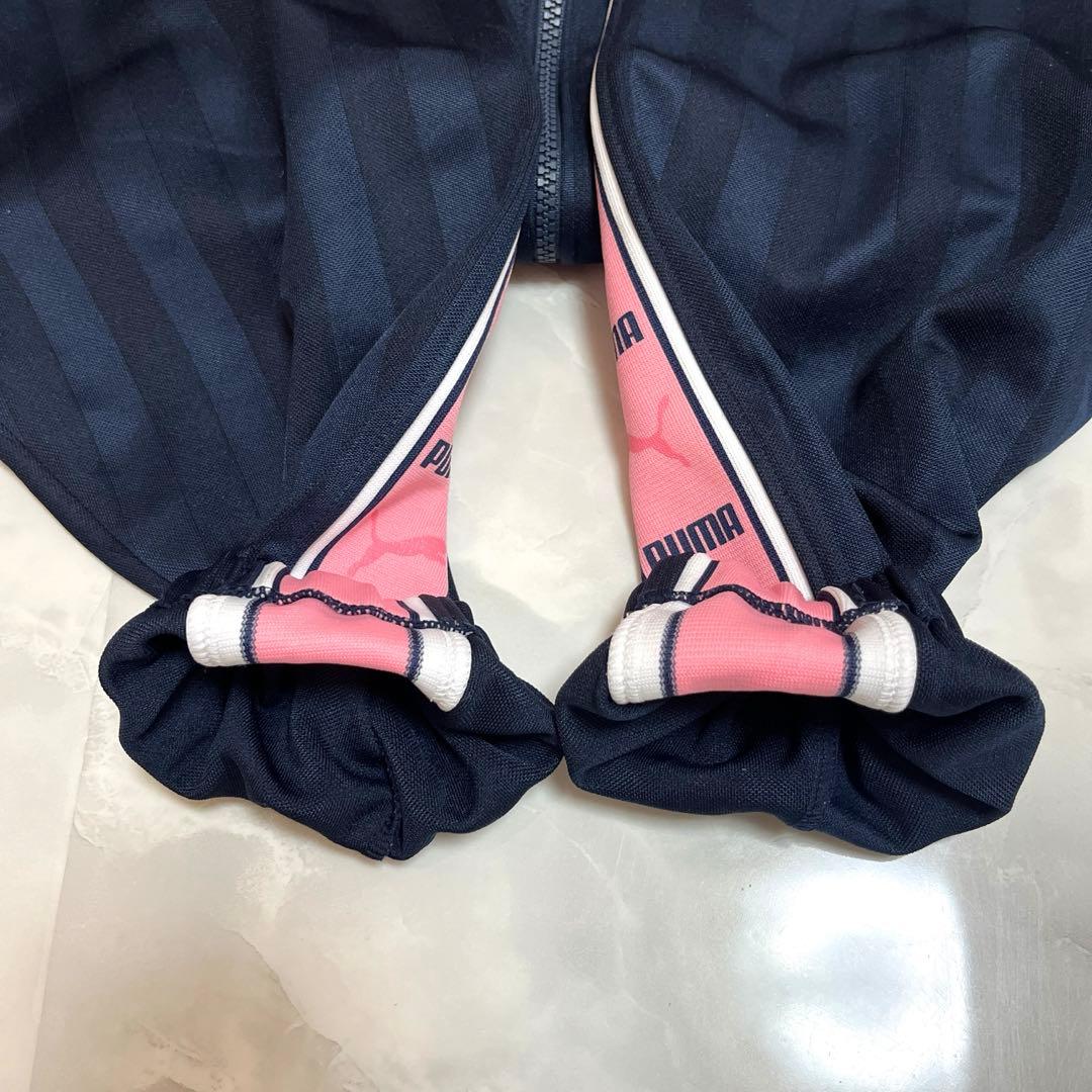 美品・廃盤品】PUMA プーマジャージ上下セット ネイビー/ピンク Y2K