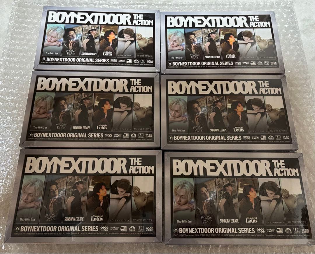 新品未開封 BOYNEXTDOOR The Action 6形態セット 特典付き - メルカリ