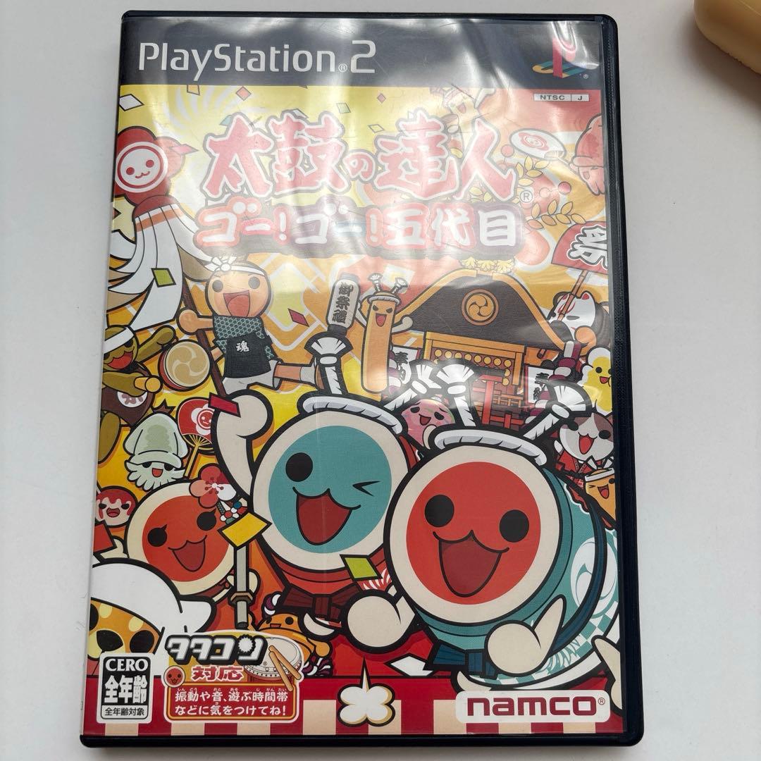太鼓の達人 ソフト 太鼓セット まとめ売り プレステ2 タタコン同梱