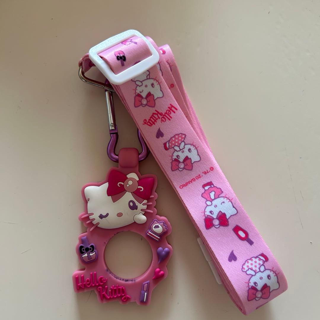 中古品】USJ キティ ドリンクホルダー（ストラップ） - メルカリ