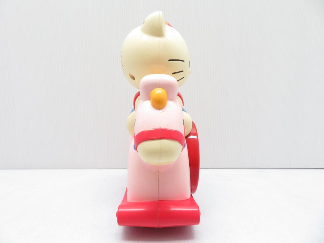 希少品 ハローキティ Hello Kitiy 木馬 目覚まし時計 おしゃべり