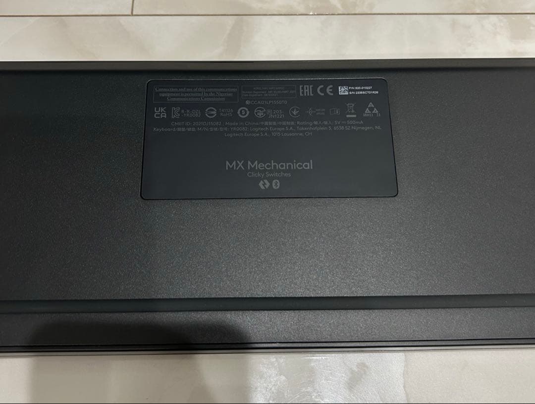 【美品】【青軸】ロジクール MX Mecahicgl フルサイズ キーボード