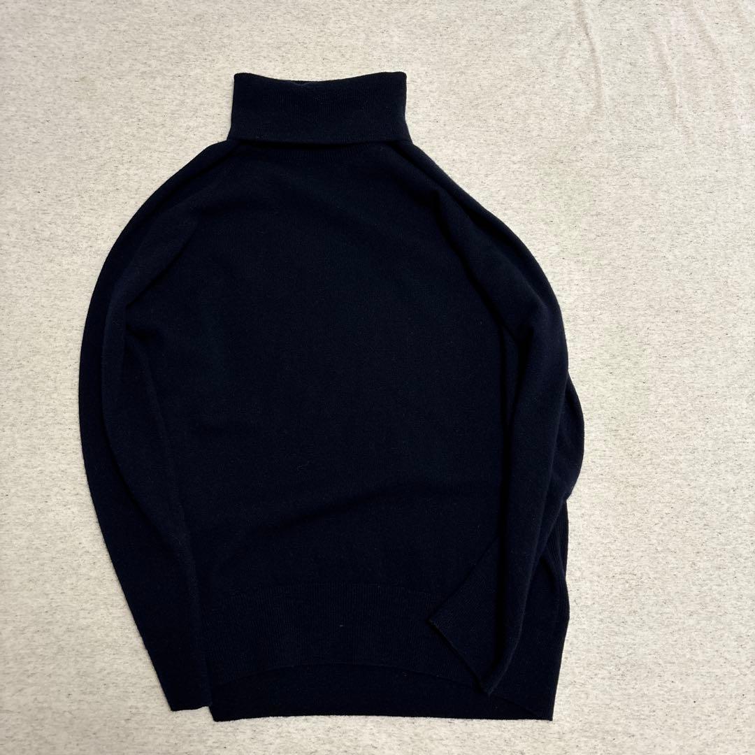 【美品✨ドゥーズィエムクラス　capriタートルネックプルオーバー　ネイビー Deuxieme Classe（ドゥーズィエムクラス） ニット セーター CAPRI