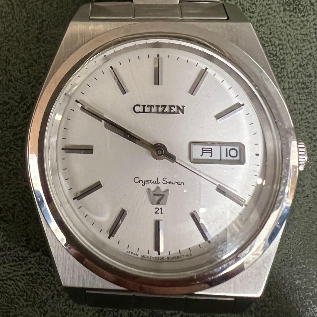 PANNAM 美品★シチズン★Crystal seven★ヴィンテージ PANNAM 様専用美品☆シチズン☆Crystal seven☆ヴィンテージ - メルカリ