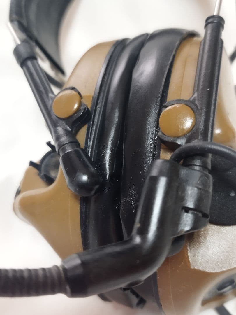 5157)米軍実物ペルター コムタックⅢACHデュアルコム ヘッドセット