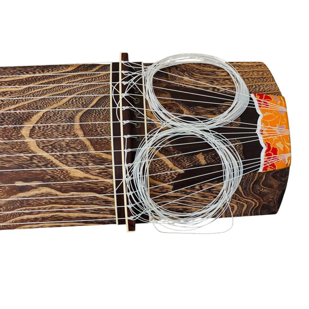 琴 箏 研水 13弦 山田流 並甲 すだれ彫り 蒔絵 全長182cm - メルカリ