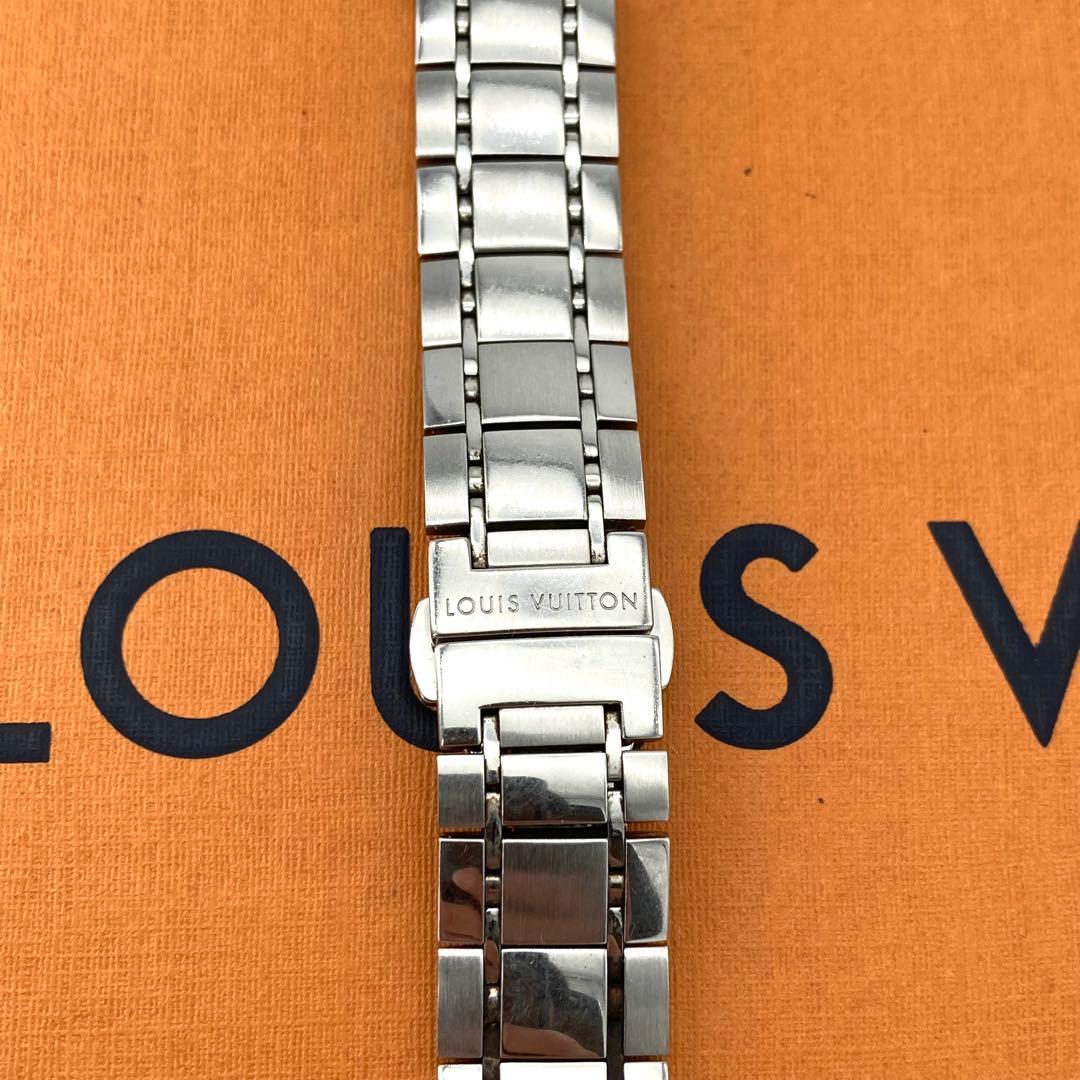 美品 ルイヴィトン タンブール 純正 ステンレスベルト シルバー B90520
