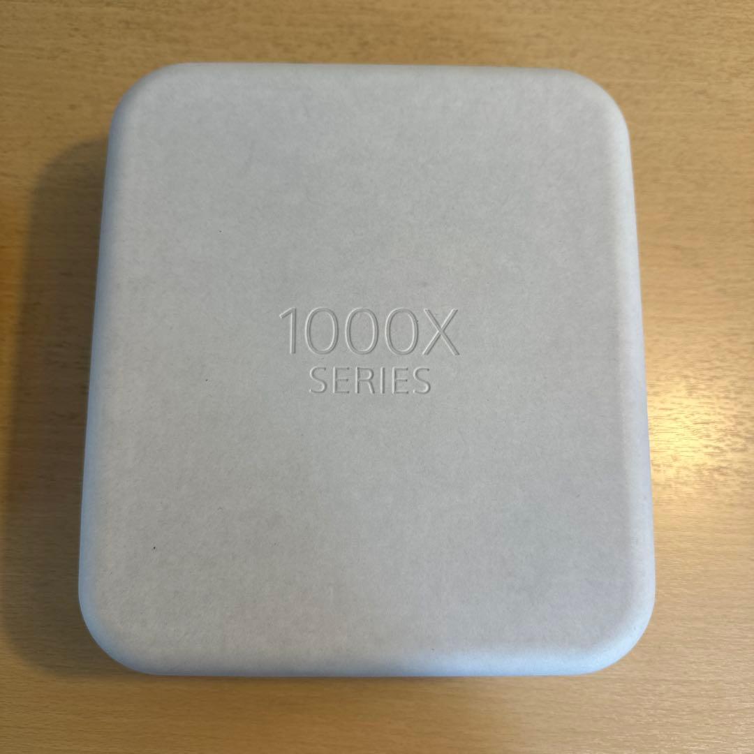 1000X SERIES ワイヤレスヘッドホン シルバー
