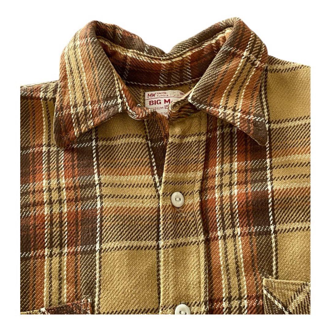 70s BIG MAC ビックマック ネルシャツ ヴィンテージ 70年代初頭 - メルカリ