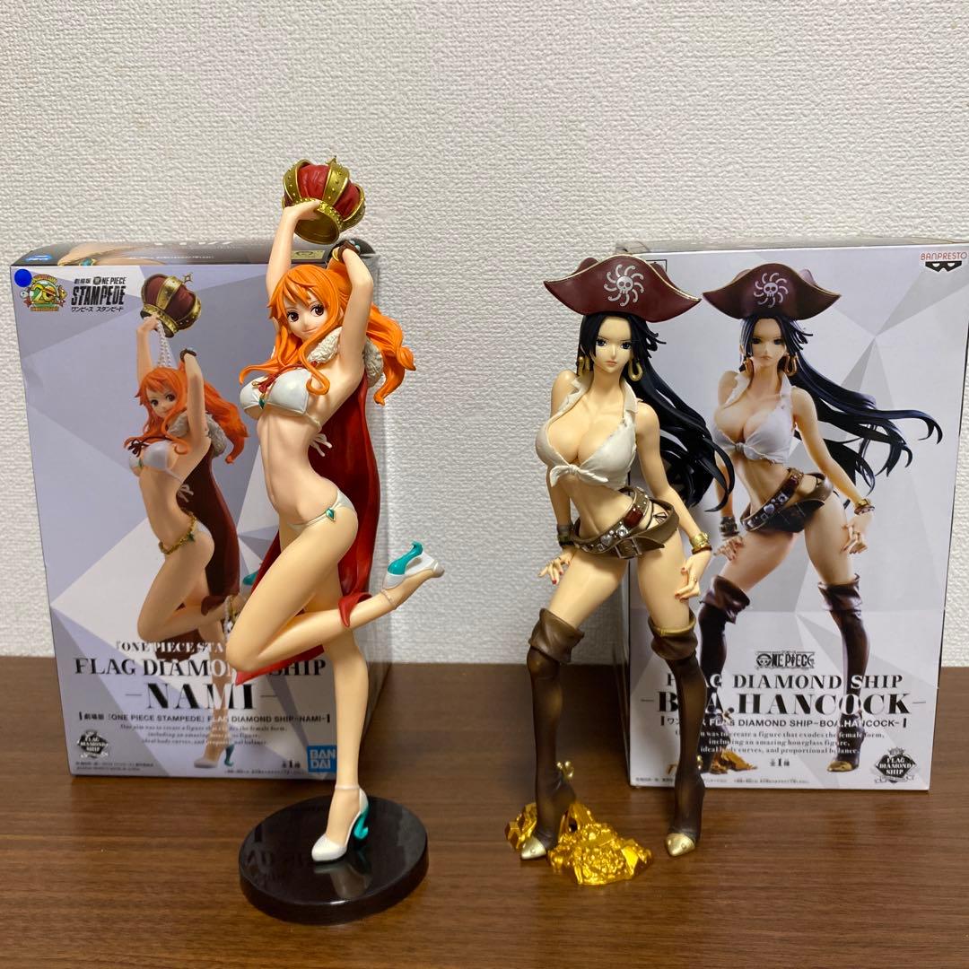 ワンピース ナミ ハンコック フィギュア セット - メルカリ