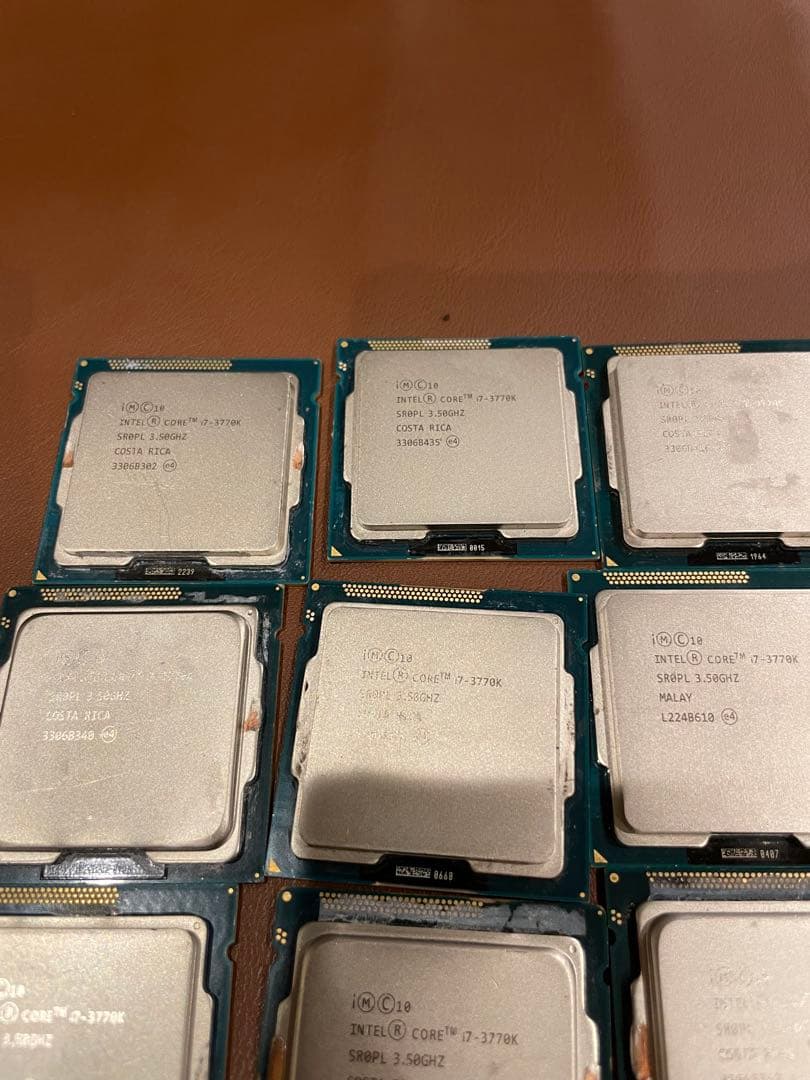 Intel Core i7-3770 k CPU 動作未確認