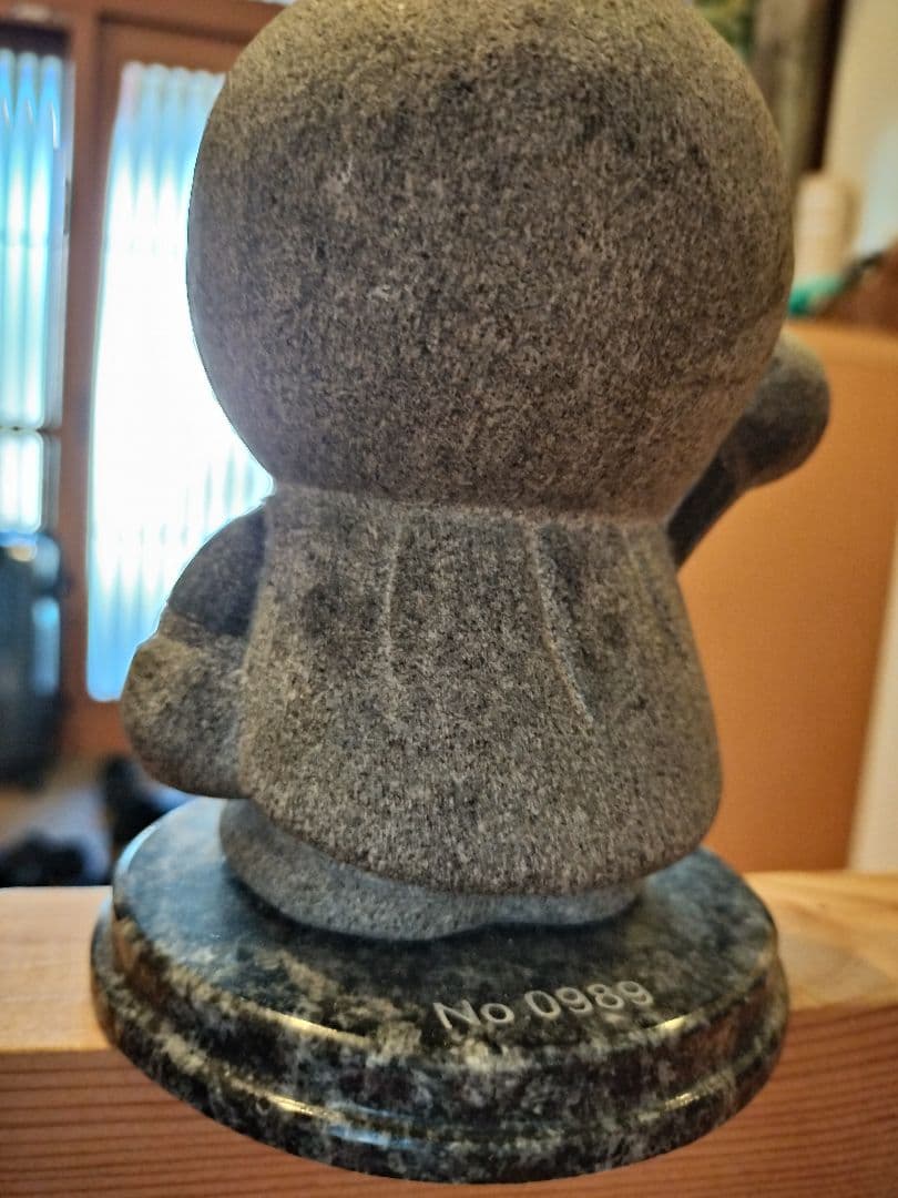 美品！希少！ 御影石 TAKAO 彫刻 バイキンマン アンパンマン