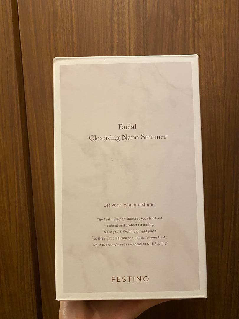 FESTINO フェイシャルクレンジングナノスチーマー即日発送！