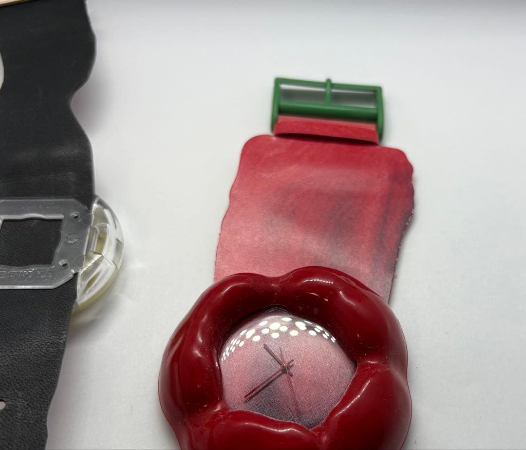 swatch 腕時計 赤パプリカ ズッキーニ ベーコン 希少 - メルカリ