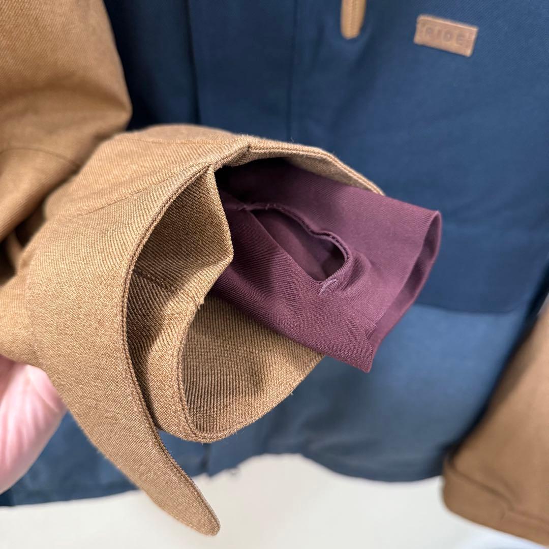 スノーボードウェア 《上下セット》【RIDE】 ブラウン/ネイビー 男女兼用